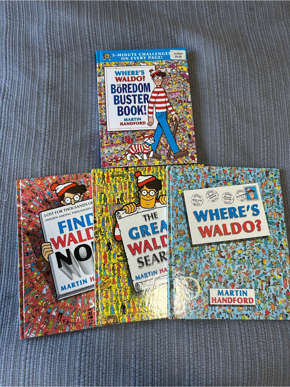Where’s Waldo Book Lot – 4 Search & Find Activity Books